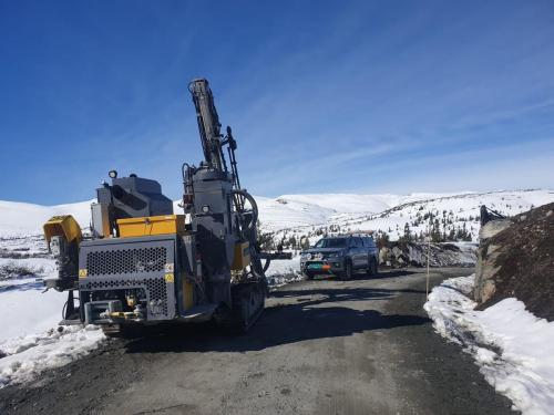 Hyttetomter på Høgevarde for Flå Fjellsprenging as